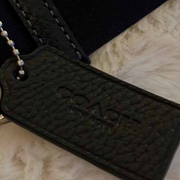 Coach Black Leather crossbody/Belt/Bum bag - Picture 7 of 9